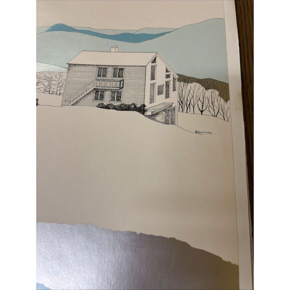 Vintage Framed Stump Sprouts Stumpsprouts Ski Touring Guest Lodge Massachusetts - Picture 5 of 10